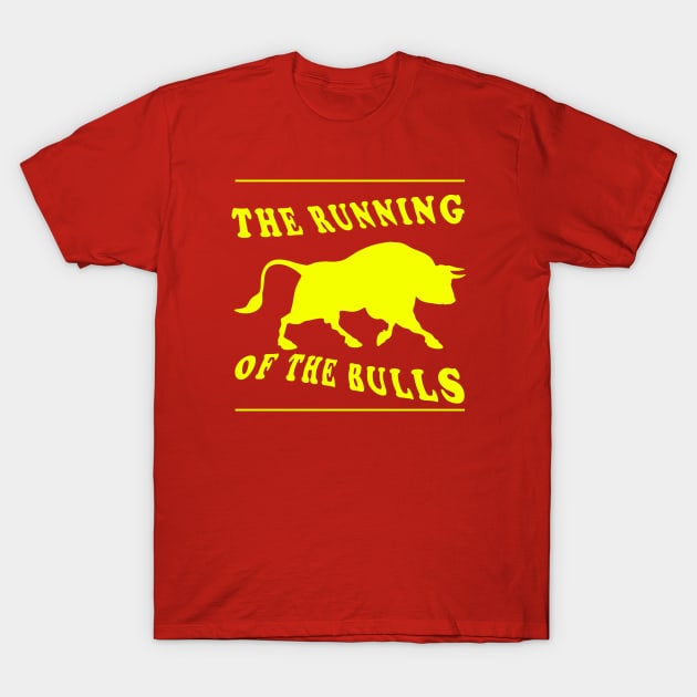 The Running of the Bulls T-Shirt by Lyvershop